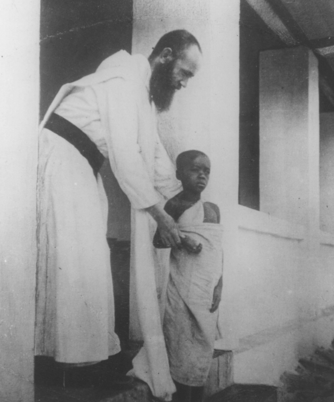 P. Franziskus Leuthner OSB um 1904/5 in der Missionsstation Peramiho/Deutsch-Ostafrika (Quelle: Archiv Beuron)